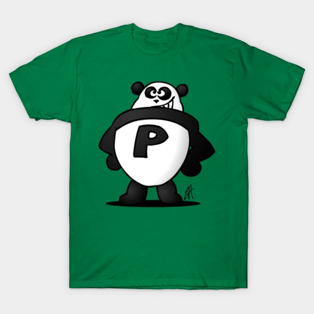 Panda Power T-Shirt by Cardvibes